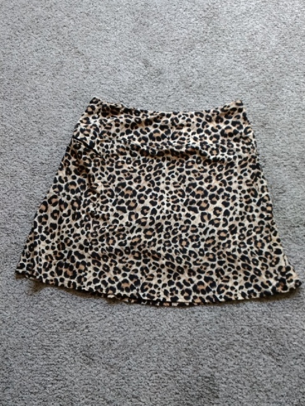 Leopard Print Golf Skort - Beige/Black
